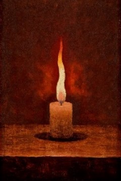 髙島野十郎《蝋燭》の画像
