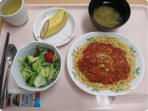 入院中のお食事（昼食・パスタ）