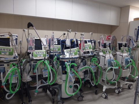 呼吸器保管場所