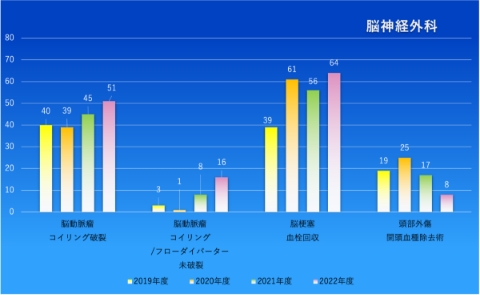 脳神経外科の診療実績