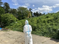 農場でのドローン操作