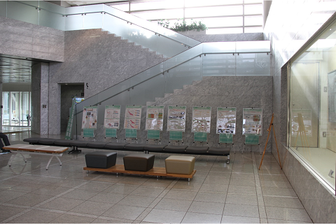 千葉県庁におけるパネルの展示状況