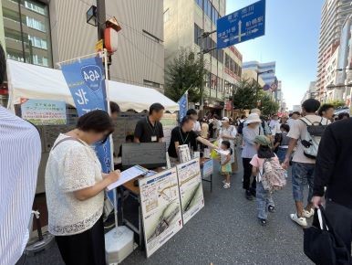 令和7年度パネル展（ふなばし市民まつり）出展時の様子