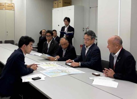馬渡道路部長面談状況