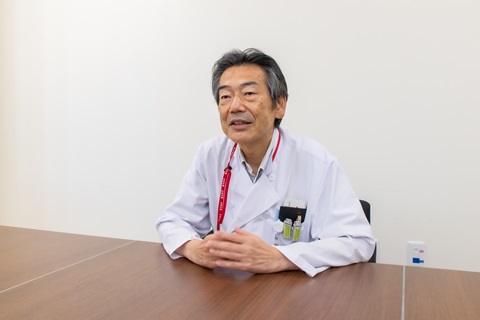 米本副病院長インタビュー写真