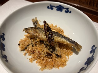 中華料理おぎわらのホンモロコ料理の画像