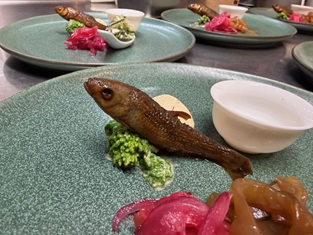 中国料理文菜華のホンモロコ料理の画像