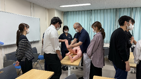 旭中央病院にて研修体験「関節のみかた」