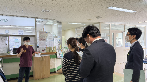 東庄病院で病棟の見学