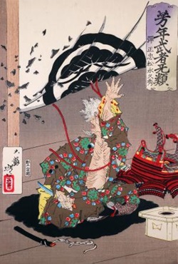 月岡芳年の浮世絵の写真