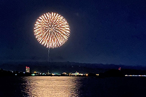 鴨川納涼花火の写真