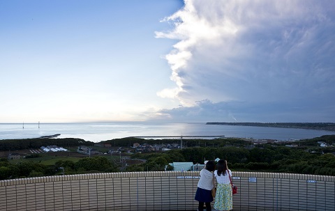 地球の丸く見える丘展望館（銚子市）