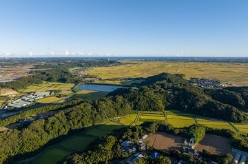 田園の風景の画像