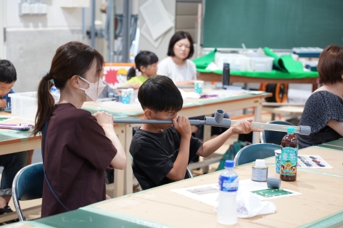 親子で協力して作ります