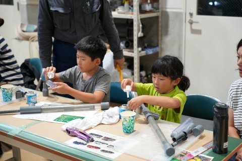 兄弟で製作中