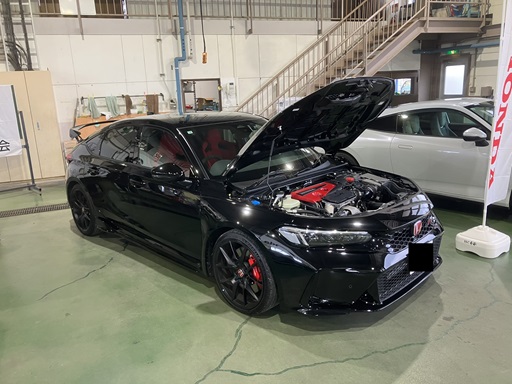 シビックタイプRの展示車両