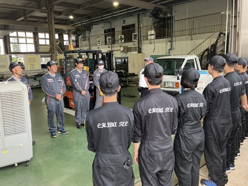 作業開始の挨拶