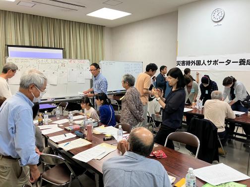 グループワーク1「災害時多言語支援センター設置運営訓練」