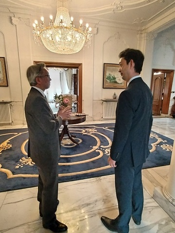 駐オランダ日本国特命全権大使への表敬訪問