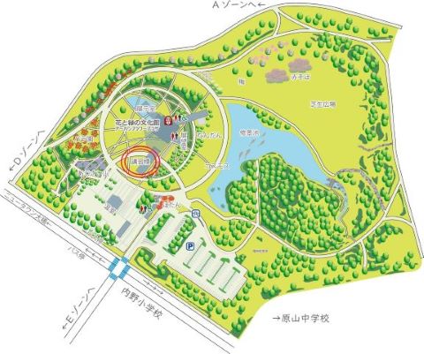 北総花の丘公園マップ