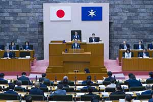 令和5年9月定例県議会開会の様子