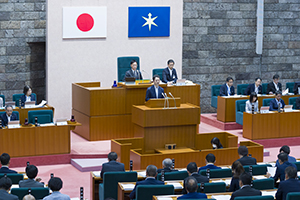 令和6年9月定例県議会開会の様子