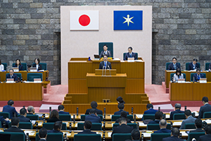 令和6年12月定例県議会開会の様子