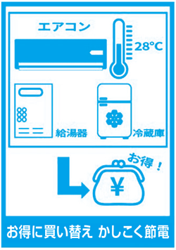 お得に買い替え　かしこく節電