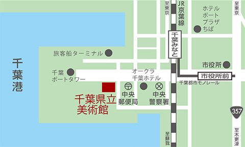 県立美術館地図