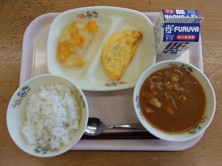 千葉県立多古高等学校の農産物を取り入れた給食