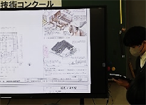 建築設計製図部門の様子の写真