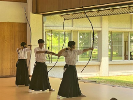 弓道競技の様子