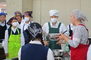 料理の手順を説明している写真