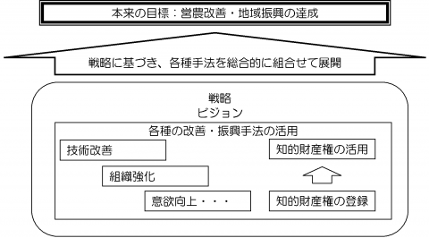 図5_営農改善や地域振興における知的財産権の位置付け