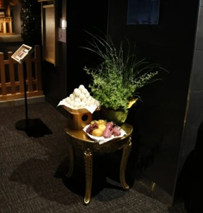 お月見のお供え