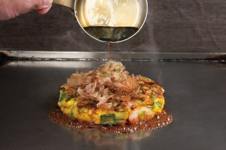 あじさい葱たっぷり海鮮ねぎ焼き~千葉県産特製醤油ソースの画像