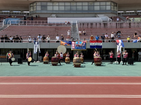 佐倉太鼓衆によるオランダ国歌の演奏