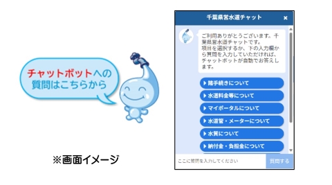 チャットボット画面イメージ